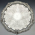 1898 British Antique Sterling Silver (925 Silver) Legless Salva Diameter 30cm 670g Henry Bourne